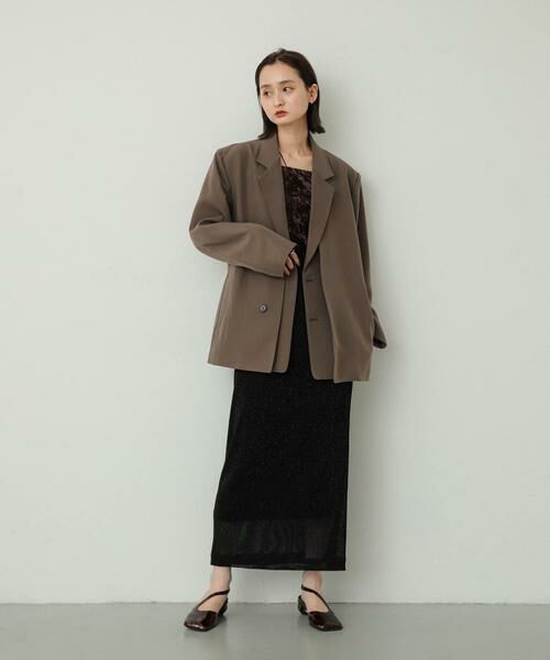 SENSE OF PLACE by URBAN RESEARCH / センスオブプレイス バイ アーバンリサーチ スカート | シアーラメベロアスカート | 詳細25