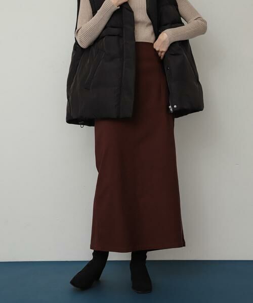 SENSE OF PLACE by URBAN RESEARCH / センスオブプレイス バイ アーバンリサーチ スカート | 『一部WEB限定カラー』『TALLサイズ/WEB限定』ストレッチサスツキハイウエストスカート | 詳細1