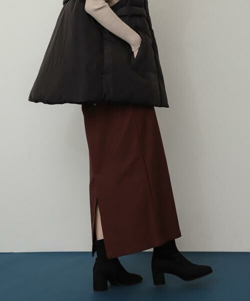 SENSE OF PLACE by URBAN RESEARCH / センスオブプレイス バイ アーバンリサーチ スカート | 『一部WEB限定カラー』『TALLサイズ/WEB限定』ストレッチサスツキハイウエストスカート | 詳細2