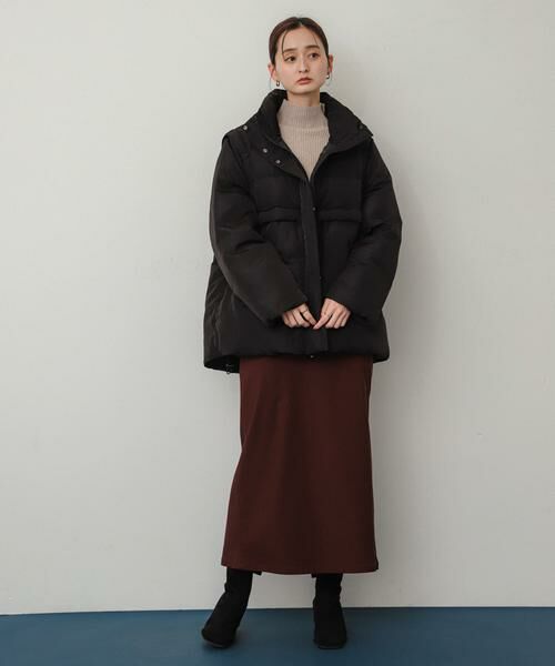 SENSE OF PLACE by URBAN RESEARCH / センスオブプレイス バイ アーバンリサーチ スカート | 『一部WEB限定カラー』『TALLサイズ/WEB限定』ストレッチサスツキハイウエストスカート | 詳細3