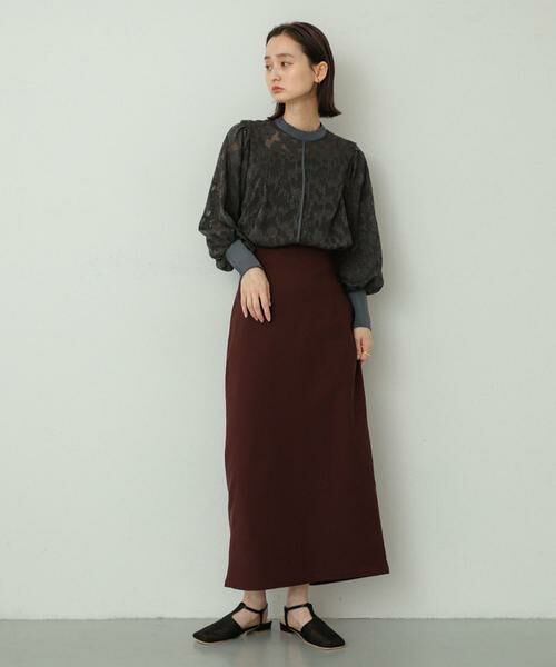 SENSE OF PLACE by URBAN RESEARCH / センスオブプレイス バイ アーバンリサーチ スカート | 『一部WEB限定カラー』『TALLサイズ/WEB限定』ストレッチサスツキハイウエストスカート | 詳細7