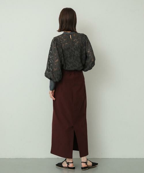 SENSE OF PLACE by URBAN RESEARCH / センスオブプレイス バイ アーバンリサーチ スカート | 『一部WEB限定カラー』『TALLサイズ/WEB限定』ストレッチサスツキハイウエストスカート | 詳細8