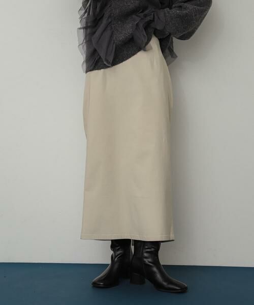 SENSE OF PLACE by URBAN RESEARCH / センスオブプレイス バイ アーバンリサーチ スカート | 『一部WEB限定カラー』『TALLサイズ/WEB限定』ストレッチサスツキハイウエストスカート | 詳細20