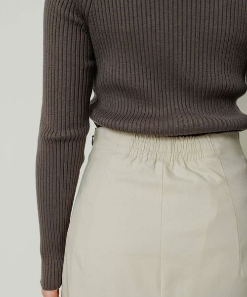 SENSE OF PLACE by URBAN RESEARCH / センスオブプレイス バイ アーバンリサーチ スカート | 『一部WEB限定カラー』『TALLサイズ/WEB限定』ストレッチサスツキハイウエストスカート | 詳細13