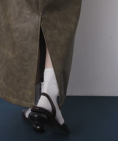 SENSE OF PLACE by URBAN RESEARCH / センスオブプレイス バイ アーバンリサーチ スカート | ヴィンテージレザーライクペンシルスカート | 詳細10