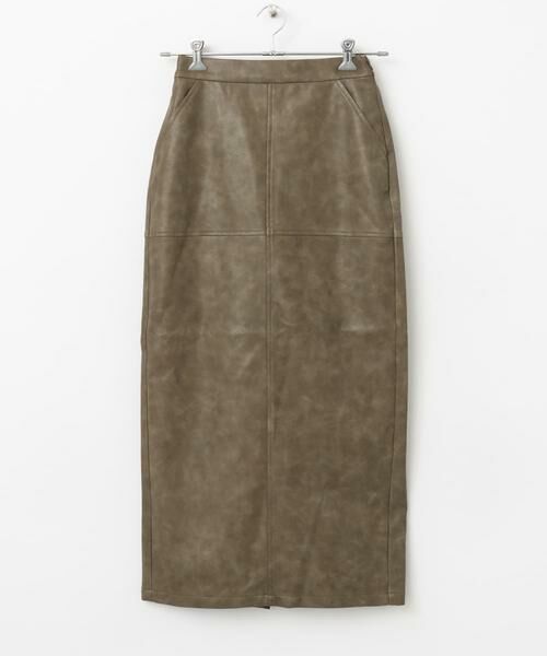 SENSE OF PLACE by URBAN RESEARCH / センスオブプレイス バイ アーバンリサーチ スカート | ヴィンテージレザーライクペンシルスカート | 詳細12