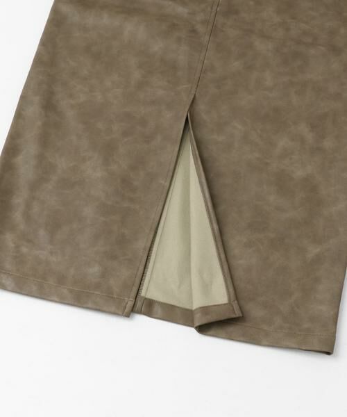 SENSE OF PLACE by URBAN RESEARCH / センスオブプレイス バイ アーバンリサーチ スカート | ヴィンテージレザーライクペンシルスカート | 詳細15