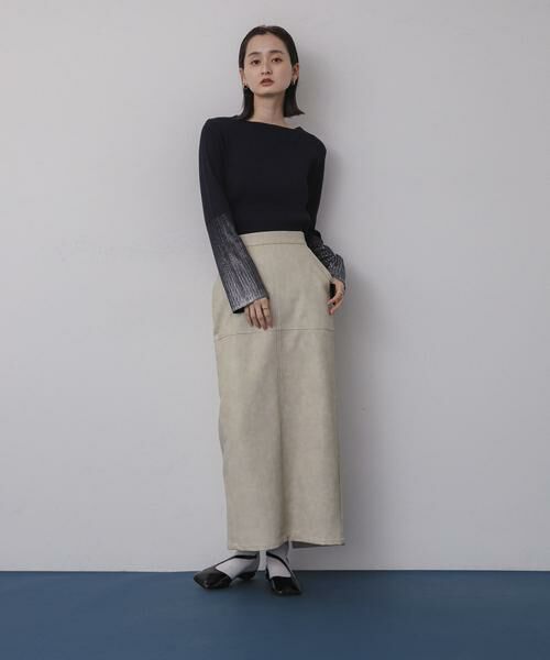 SENSE OF PLACE by URBAN RESEARCH / センスオブプレイス バイ アーバンリサーチ スカート | ヴィンテージレザーライクペンシルスカート | 詳細18