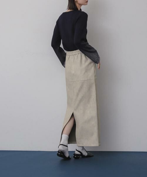 SENSE OF PLACE by URBAN RESEARCH / センスオブプレイス バイ アーバンリサーチ スカート | ヴィンテージレザーライクペンシルスカート | 詳細20
