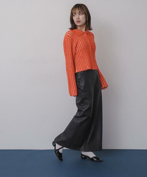 SENSE OF PLACE by URBAN RESEARCH / センスオブプレイス バイ アーバンリサーチ スカート | ヴィンテージレザーライクペンシルスカート | 詳細27