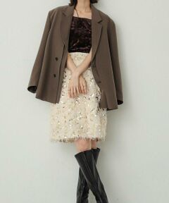 SENSE OF PLACE by URBAN RESEARCH / センスオブプレイス バイ アーバンリサーチ スカート | スパンコールフリンジスカート