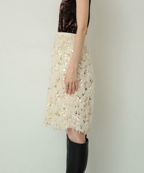 SENSE OF PLACE by URBAN RESEARCH / センスオブプレイス バイ アーバンリサーチ スカート | スパンコールフリンジスカート | 詳細6