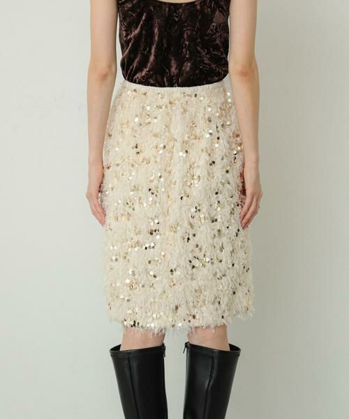 SENSE OF PLACE by URBAN RESEARCH / センスオブプレイス バイ アーバンリサーチ スカート | スパンコールフリンジスカート | 詳細7