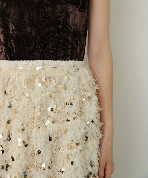 SENSE OF PLACE by URBAN RESEARCH / センスオブプレイス バイ アーバンリサーチ スカート | スパンコールフリンジスカート | 詳細8
