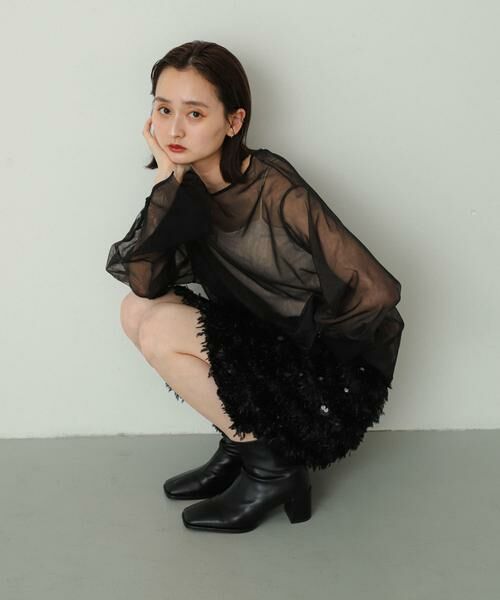 SENSE OF PLACE by URBAN RESEARCH / センスオブプレイス バイ アーバンリサーチ スカート | スパンコールフリンジスカート | 詳細15