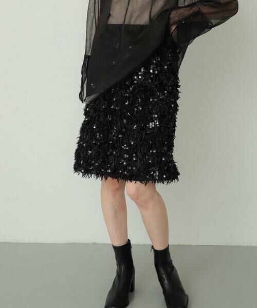 SENSE OF PLACE by URBAN RESEARCH / センスオブプレイス バイ アーバンリサーチ スカート | スパンコールフリンジスカート | 詳細16
