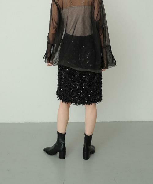 SENSE OF PLACE by URBAN RESEARCH / センスオブプレイス バイ アーバンリサーチ スカート | スパンコールフリンジスカート | 詳細17