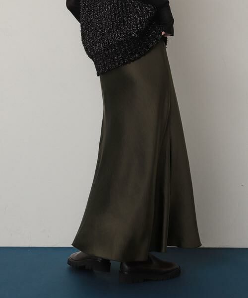 SENSE OF PLACE by URBAN RESEARCH / センスオブプレイス バイ アーバンリサーチ スカート | 『WEB/一部店舗限定サイズ』ナローサテンスカート | 詳細2