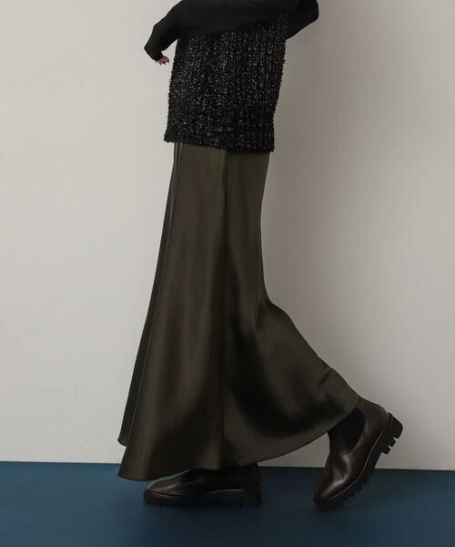 SENSE OF PLACE by URBAN RESEARCH / センスオブプレイス バイ アーバンリサーチ スカート | 『WEB/一部店舗限定サイズ』ナローサテンスカート | 詳細3