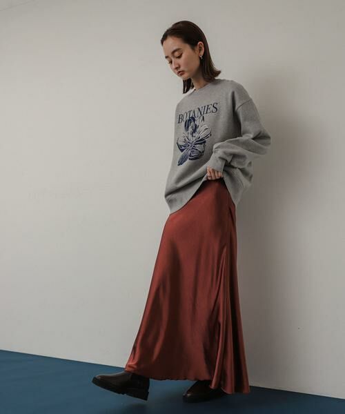 SENSE OF PLACE by URBAN RESEARCH / センスオブプレイス バイ アーバンリサーチ スカート | 『WEB/一部店舗限定サイズ』ナローサテンスカート | 詳細16