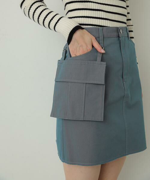 SENSE OF PLACE by URBAN RESEARCH / センスオブプレイス バイ アーバンリサーチ スカート | サイドポケットツキミニスカート | 詳細8