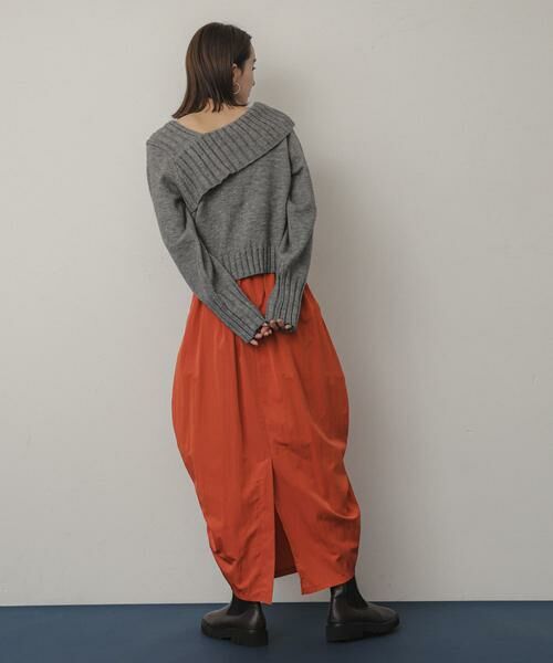 SENSE OF PLACE by URBAN RESEARCH / センスオブプレイス バイ アーバンリサーチ スカート | コクーンボリュームタックスカート | 詳細4