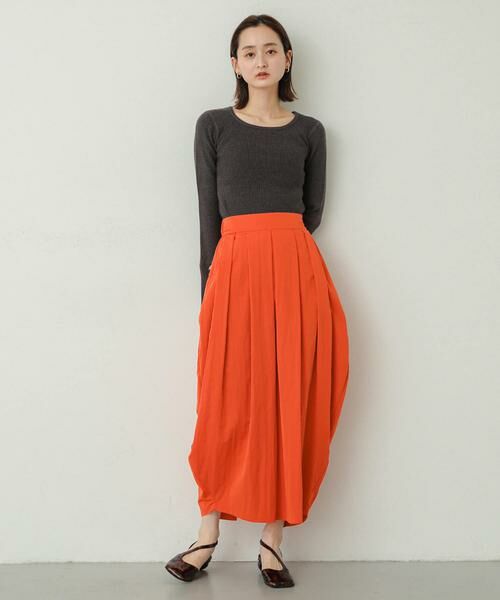 SENSE OF PLACE by URBAN RESEARCH / センスオブプレイス バイ アーバンリサーチ スカート | コクーンボリュームタックスカート | 詳細7