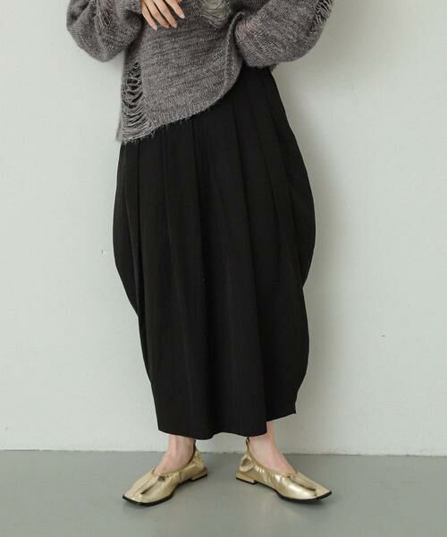 SENSE OF PLACE by URBAN RESEARCH / センスオブプレイス バイ アーバンリサーチ スカート | コクーンボリュームタックスカート | 詳細23