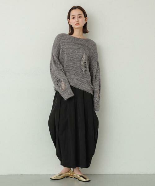 SENSE OF PLACE by URBAN RESEARCH / センスオブプレイス バイ アーバンリサーチ スカート | コクーンボリュームタックスカート | 詳細25