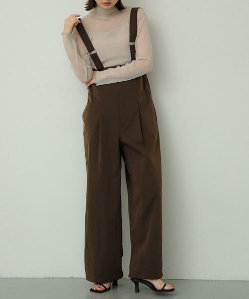 SENSE OF PLACE by URBAN RESEARCH / センスオブプレイス バイ アーバンリサーチ サロペット・オールインワン | ハイウエストオーバーオール | 詳細1