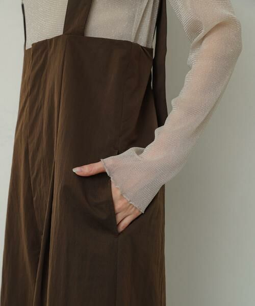 SENSE OF PLACE by URBAN RESEARCH / センスオブプレイス バイ アーバンリサーチ サロペット・オールインワン | ハイウエストオーバーオール | 詳細10