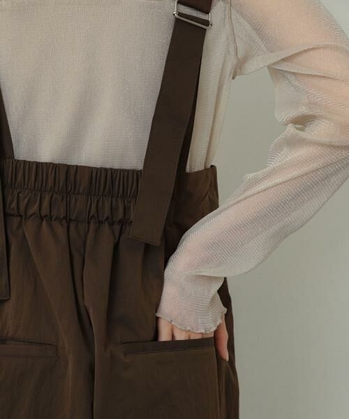 SENSE OF PLACE by URBAN RESEARCH / センスオブプレイス バイ アーバンリサーチ サロペット・オールインワン | ハイウエストオーバーオール | 詳細12