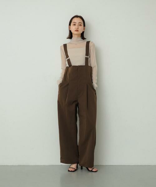 SENSE OF PLACE by URBAN RESEARCH / センスオブプレイス バイ アーバンリサーチ サロペット・オールインワン | ハイウエストオーバーオール | 詳細4