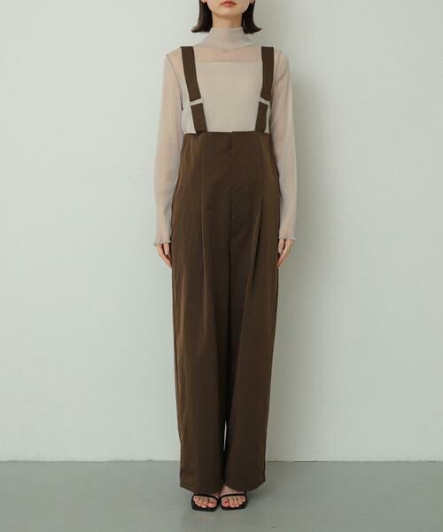 SENSE OF PLACE by URBAN RESEARCH / センスオブプレイス バイ アーバンリサーチ サロペット・オールインワン | ハイウエストオーバーオール | 詳細6