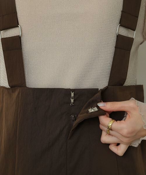 SENSE OF PLACE by URBAN RESEARCH / センスオブプレイス バイ アーバンリサーチ サロペット・オールインワン | ハイウエストオーバーオール | 詳細9