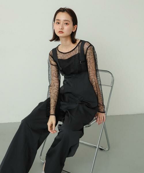 SENSE OF PLACE by URBAN RESEARCH / センスオブプレイス バイ アーバンリサーチ サロペット・オールインワン | ハイウエストオーバーオール | 詳細21