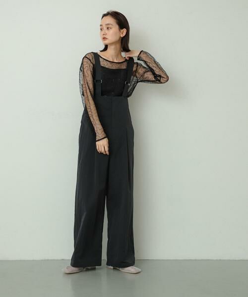 SENSE OF PLACE by URBAN RESEARCH / センスオブプレイス バイ アーバンリサーチ サロペット・オールインワン | ハイウエストオーバーオール | 詳細24