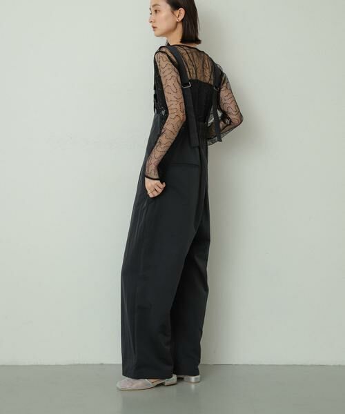 SENSE OF PLACE by URBAN RESEARCH / センスオブプレイス バイ アーバンリサーチ サロペット・オールインワン | ハイウエストオーバーオール | 詳細25