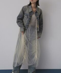 SENSE OF PLACE by URBAN RESEARCH / センスオブプレイス バイ アーバンリサーチ ワンピース | チュールレイヤードキャミワンピース