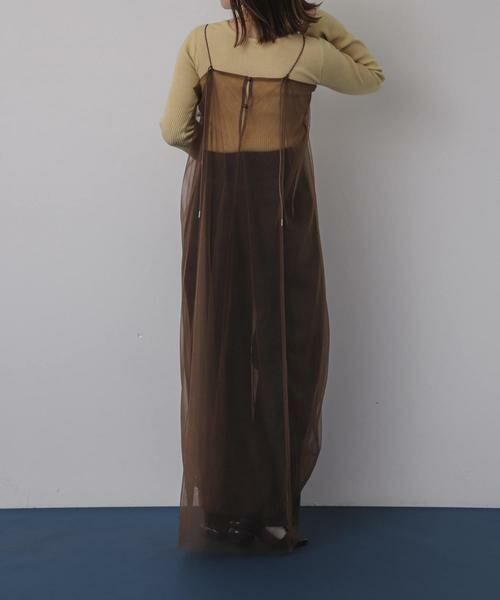 SENSE OF PLACE by URBAN RESEARCH / センスオブプレイス バイ アーバンリサーチ ワンピース | チュールレイヤードキャミワンピース | 詳細5