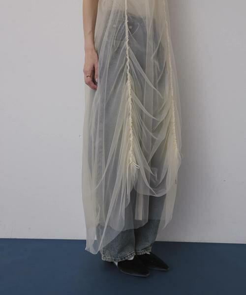 SENSE OF PLACE by URBAN RESEARCH / センスオブプレイス バイ アーバンリサーチ ワンピース | チュールレイヤードキャミワンピース | 詳細20