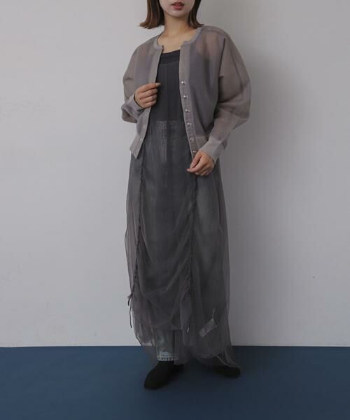 SENSE OF PLACE by URBAN RESEARCH / センスオブプレイス バイ アーバンリサーチ ワンピース | チュールレイヤードキャミワンピース | 詳細25