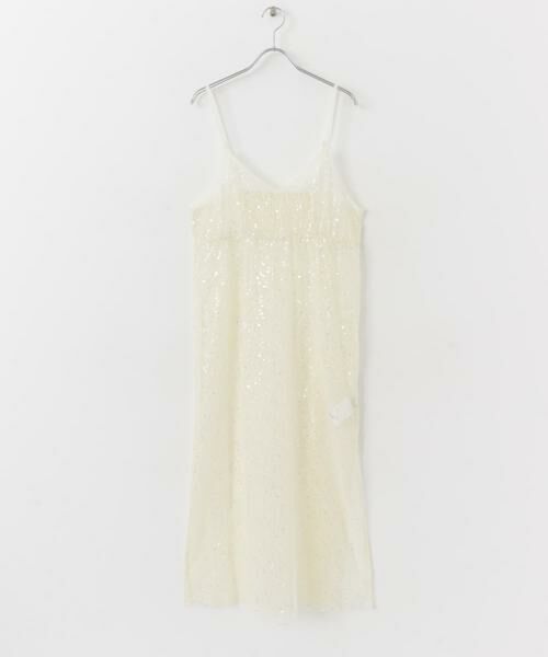 SENSE OF PLACE by URBAN RESEARCH / センスオブプレイス バイ アーバンリサーチ ワンピース | スパンコールキャミワンピース | 詳細10