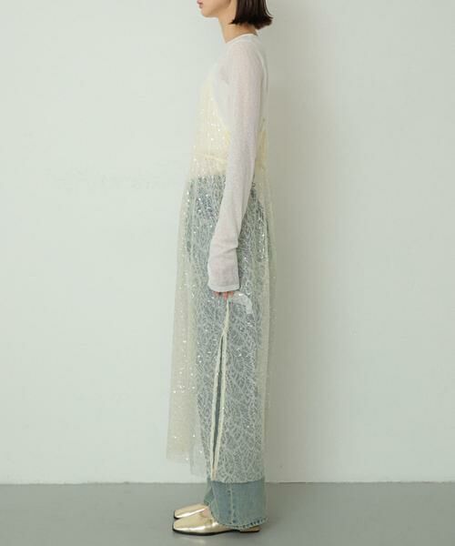 SENSE OF PLACE by URBAN RESEARCH / センスオブプレイス バイ アーバンリサーチ ワンピース | スパンコールキャミワンピース | 詳細6