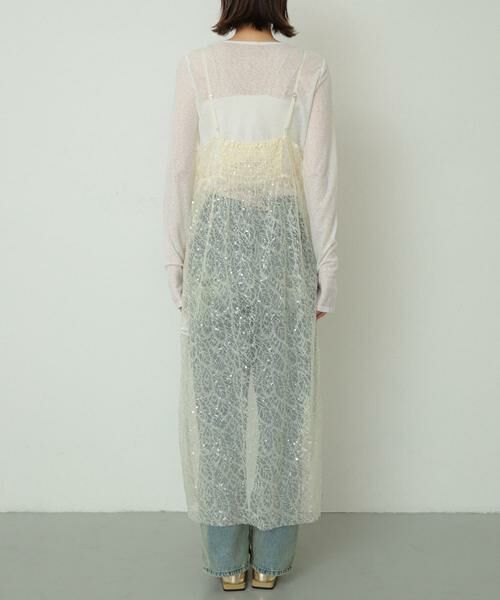 SENSE OF PLACE by URBAN RESEARCH / センスオブプレイス バイ アーバンリサーチ ワンピース | スパンコールキャミワンピース | 詳細7