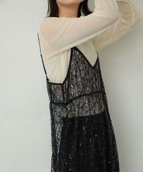 SENSE OF PLACE by URBAN RESEARCH / センスオブプレイス バイ アーバンリサーチ ワンピース | スパンコールキャミワンピース | 詳細13