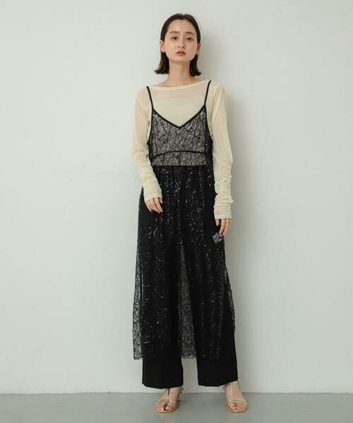 SENSE OF PLACE by URBAN RESEARCH / センスオブプレイス バイ アーバンリサーチ ワンピース | スパンコールキャミワンピース | 詳細14