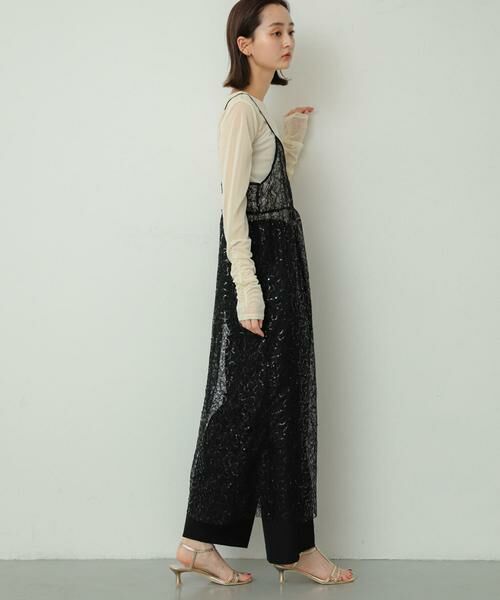 SENSE OF PLACE by URBAN RESEARCH / センスオブプレイス バイ アーバンリサーチ ワンピース | スパンコールキャミワンピース | 詳細17