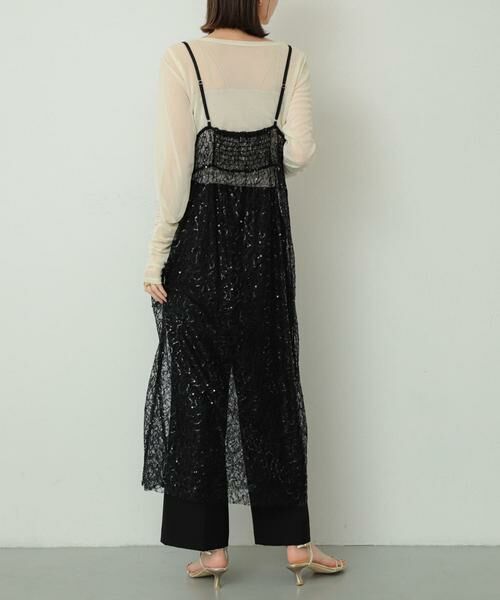 SENSE OF PLACE by URBAN RESEARCH / センスオブプレイス バイ アーバンリサーチ ワンピース | スパンコールキャミワンピース | 詳細18