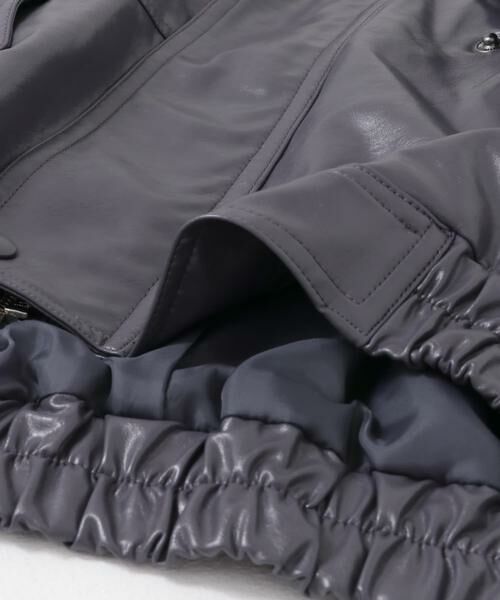 SENSE OF PLACE by URBAN RESEARCH / センスオブプレイス バイ アーバンリサーチ ブルゾン | クロップドレザーライクブルゾン | 詳細18